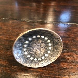 Silpada Silver Dish Ring SZ 6/6.5
